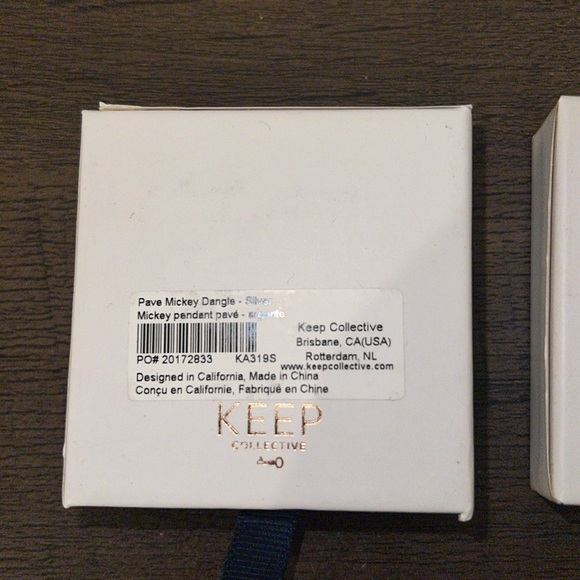 Pave Mickey Dangle - Silver - Picture 2 of 4